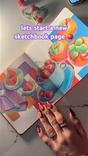 lets start a new sketchbook page, app: Da Vinci Eye #shorts