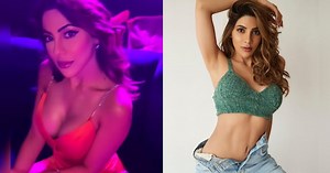 निक्की तंबोली ने खोली जींस की जिप और बटन, रिवीलिंग टॉप में मचलकर ली अंगड़ाई