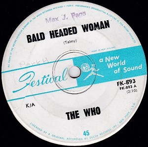 The Who - Bald Headed Woman / I Can't Explain