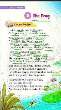 The Frog | Poem Recitation | Class 5