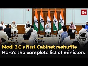 Modi 2.0's first Cabinet reshuffle: Here's the complete list of ministers