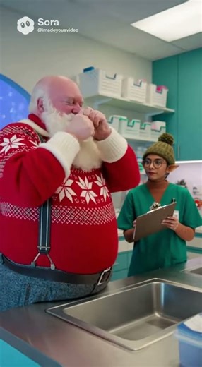 Grumpy Santa vs Child-Proof Bottle