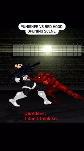 9.6K views · 169 reactions | Punisher vs Red Hood: Opening Scene! This the intro scene of the Marvel vs DC Comics match! #batman | Animation Rewind | Facebook