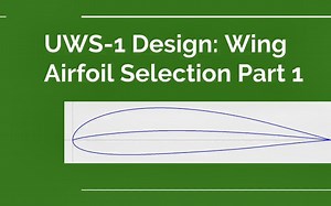 [Ultralight] UWS -1设计 - 机翼机翼选择部分1