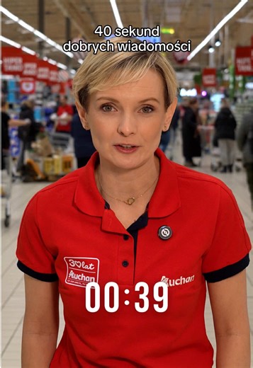 Mamy dla Was newsy z ostatniej chwili- same dobre informacje w 40 sekund? ⏰#Auchan #AuchanPolska #okazje #zakupy #fyp