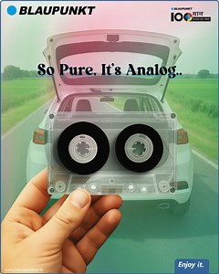 Our music doesn’t just play - it spins memories. Warm, rich, and soul-splitting which brings the old-school vibe into every drive. #Blaupunkt #BlaupunktCar #Subwoofer | Blaupunkt India Car Audio & Accessories