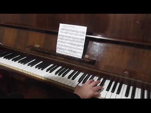 Разучиваем на ф-но:Черни Андантино на Итальянскую тему (Красивейшая пьеса)