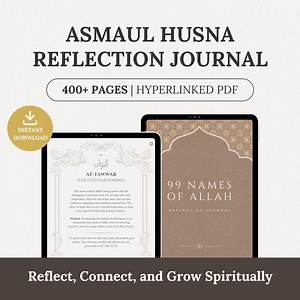 Asmaul Husna Journal PDF | 99 Names of Allah Digital Reflection Journal | Guided Spiritual Growth - Etsy Australia