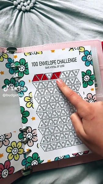 100 Envelope Savings Challenge: Teenager Money Budgeting