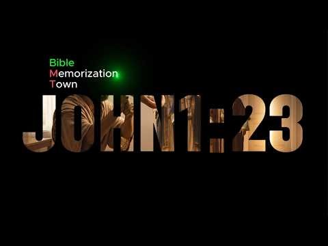 John 1:23 l Bible Memorization Town