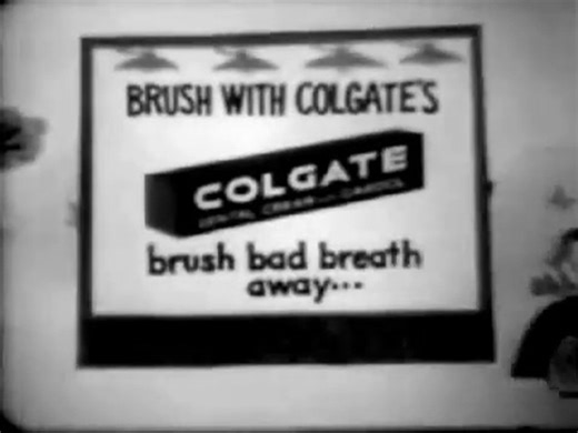 1950s animated Colgate TV commercial