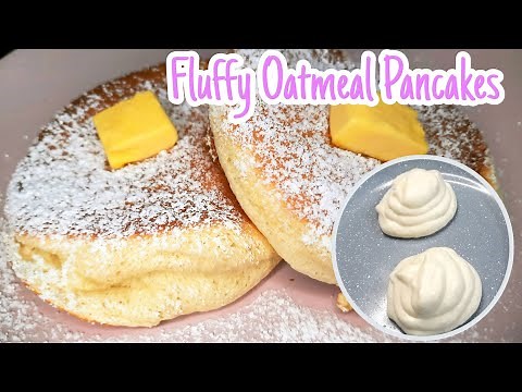 Fluffy Oatmeal Pancakes without flour