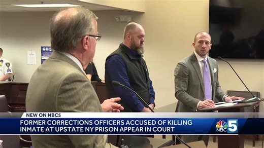 Prosecutor makes offers to 10 New York prison guards charged in inmate’s death