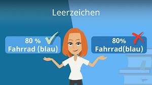 Leerzeichen • Alle Regeln im Überblick