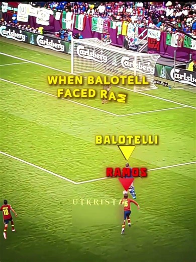 When Sergio Ramos ended Balotelli's attitude 🤯