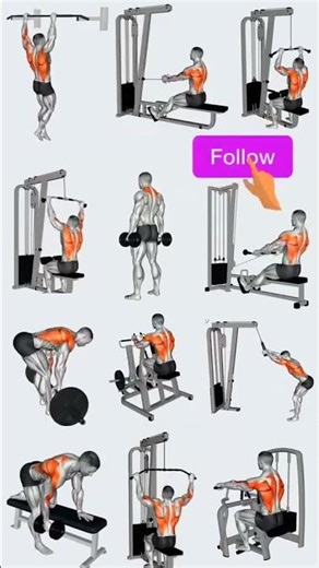 "Powerful Back Workout for a Strong, Toned Back! #Trending #Fitness #Gym"