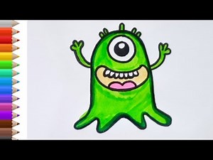 How to draw alien drawing for kids #drawing #howtodraw #stepbystep