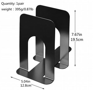 [Hot Item] Custom L Shaped Metal Book Holder Black Book Stand Holder