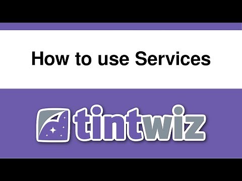 How to Use Services in Tint Wiz | Window Tint & PPF Software