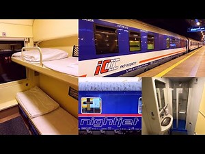 Polish Nightjet Train Berlin - Kraków - Przemyśl in a Deluxe Sleeping Car with en-suite Shower