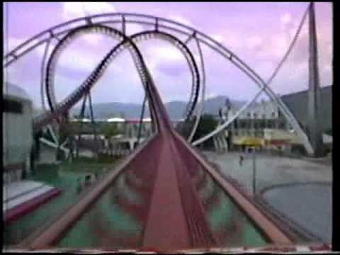 Moonsault Scramble Roller Coaster Front Seat POV Fuji-Q Highland Japan
