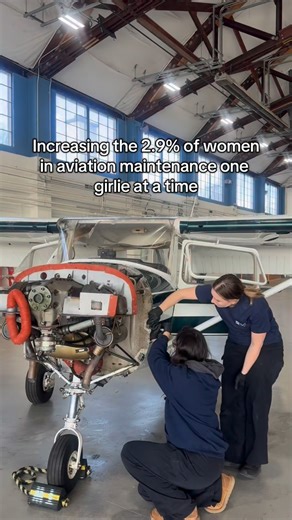 Jess on Instagram: "If I can do it so can you. Let’s get our A&Ps!!! @airtimelana #aircraftmechanic #airframeandpowerplantmechanic #aviation #airplane #womeninaviation"