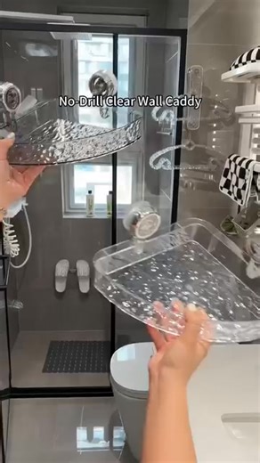 No-Drill Clear Wall Caddy: Drill-Free, Removable, Multifunctional Triangle & Rectangle Storage Streamline your storage with our No-Drill Clear Wall Caddy! 🏠✨ ✅ Drill-Free and Hassle-Free – Strong suction cups for damage-free wall attachment. ✅ Versatile Shapes – Triangle and rectangle designs for various storage needs. ✅ Removable and Repositionable – Easily move and reuse without leaving marks. ✅ Sleek and Clear Design – Modern, transparent look fits any room. ✅ Durable and Reliable – Crafted 