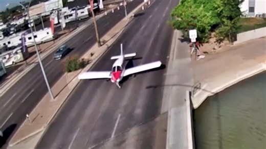 Plane makes emergency landing on busy Mesa street, narrowly avoiding traffic