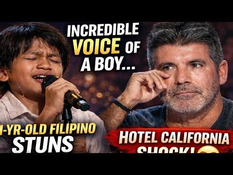 No One Expected THIS Voice 😭 Poor Filipino Boy Sings “Hotel California” on AGT