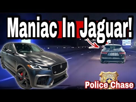 Jaguar Takes Florida Police On Insane High Speed Chase!