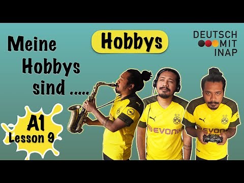 A1- German lesson 9 | Hobbys | Hobbies in German