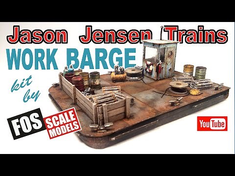 Work Barge kit by Fos Scale Models.