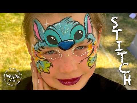 STITCH Crown - Face Paint Tutorial