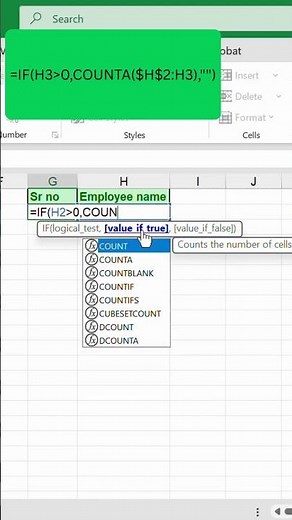 automatic serial number in excel, serial number in excel shortcut