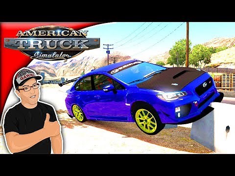 American Truck Simulator Mods SUBARU IMPREZA WRX STI 2017 Mod Review