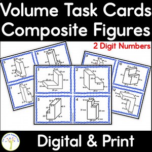 Math Volume of Composite Rectangular Prisms Write the Room Print and Digital