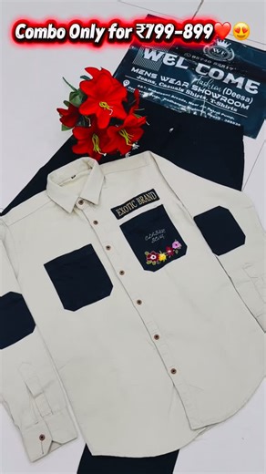 Welcome Menswear Deesa on Instagram: "✨ NEW IMPORTED COLLECTION ALERT ✨ Ab style hoga next level 😎 👕 New Pattern Imported Shirt Premium RFD Kapad – look bhi classy, feel bhi rich 💯 👖 Back Print Heavy Premium Jodi Collection Ekdam alag design, market mein mushkil se milega 👑 💰 PRICE DETAILS: ✔ Jodi 28–32 kamar ➝ ₹799 ✔ Jodi 34–40 kamar ➝ ₹899 ✔ Single Shirt ➝ Only ₹450 Ye wo collection hai jo pehnte hi banda seedha hero entry deta hai 😎🔥 Function ho, party ho ya daily stylish look — sabke