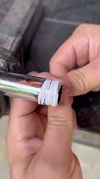 cómo colocar la cinta teflón correctamente ✅#tubería