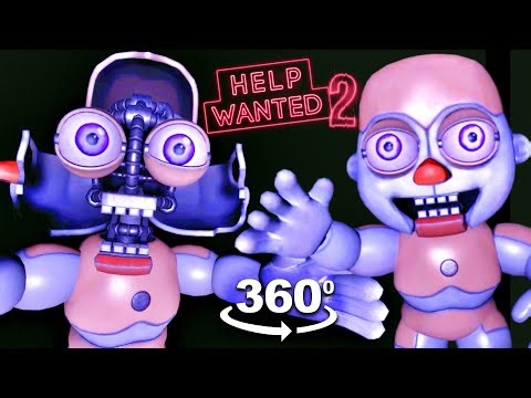 Terrifying Ballora Gallery Jumpscares in 360° VR Video | Five Nights at Freddy's Help Wanted 2