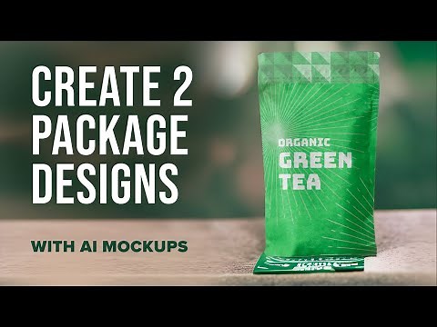 How to Create a Packaging Design + New AI Mockup Feature