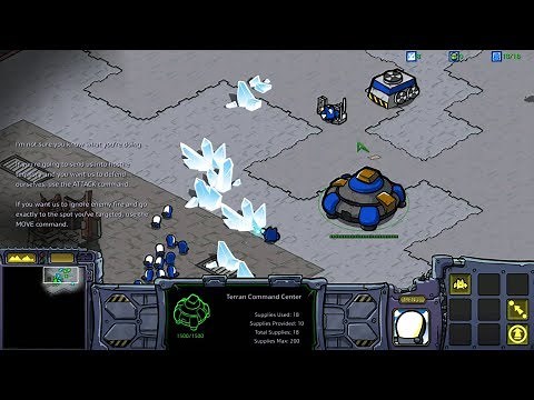 StarCraft: Cartooned (Carbot Remastered) Campaign Terran Tutorial - Boot Camp