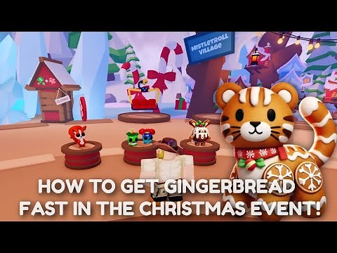 How To Get GINGERBREAD FAST in Adopt Me Christmas 2024 Event!