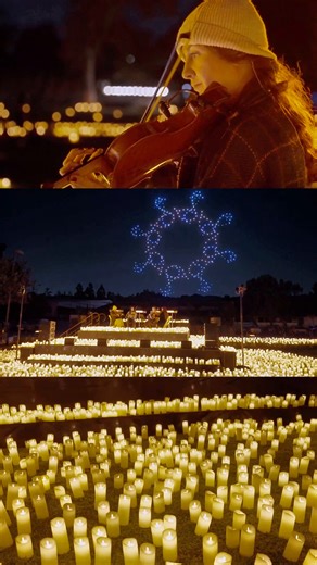 1.4K views |  bit.ly/DroneArtShow-Tickets A concert… but not as you know it. Under a candlelit sky, drones dance to live strings, painting the night in motion and color.  Feel it. See it. Share it. | DroneArt Show | Facebook