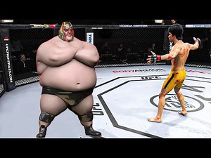 Bruce Lee vs Sumo Big ( EA Sports UFC 4 ) wwe mma