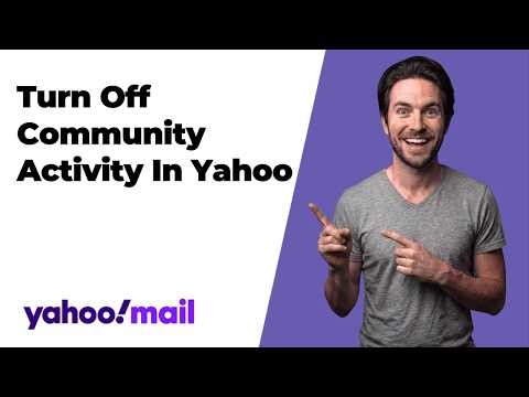 How To Turn Off Community Activity On Profile In Yahoo Mail (Easy Guide)