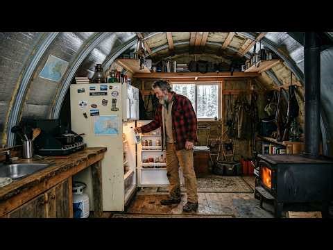 Surviving Winter in an Alaska Quonset Cabin Alone