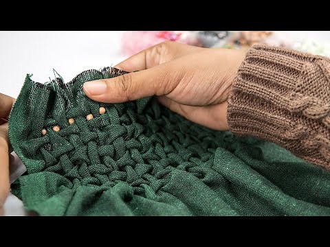 SEWING IDEAS: Make your Own Smocking Pattern