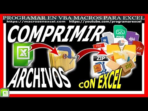 188 ❤️ Macro Para COMPRIMIR 🔥 ARCHIVOS con EXCEL