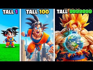 Shortest To TALLEST GOKU In GTA 5!