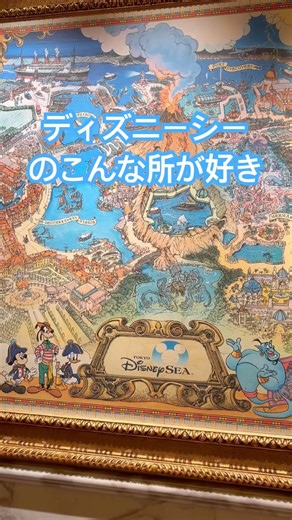ディズニーシーのこんな所が好き【ミラコスタ入り口の地図】